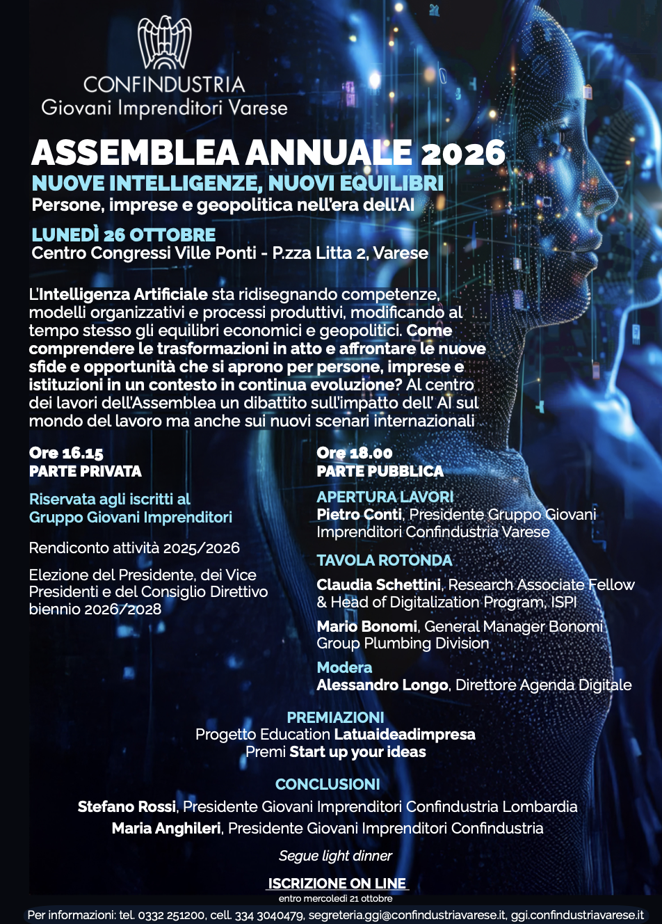 Assemblea Giovani Imprenditori Confindustria Varese - Nuove intelligenze, nuovi equilibri
